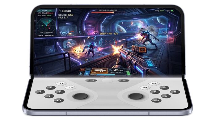Chế độ chơi game trên điện thoại gập của Android 17 (Ảnh: Internet)