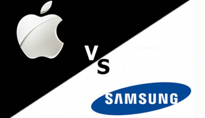 Apple và Samsung (Ảnh: Internet)