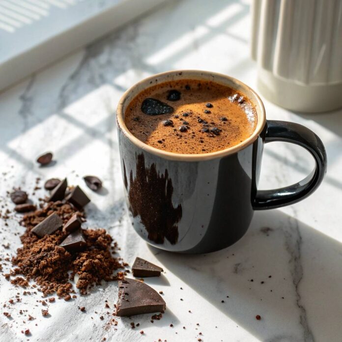Một thìa bột cacao không đường có thể biến ly cà phê thông thường thành phiên bản "mocha" lành mạnh hơn