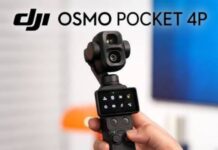 Camera hành động Osmo Pocket 4P của DJI (Ảnh: Internet)