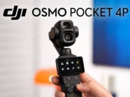 Camera hành động Osmo Pocket 4P của DJI (Ảnh: Internet)