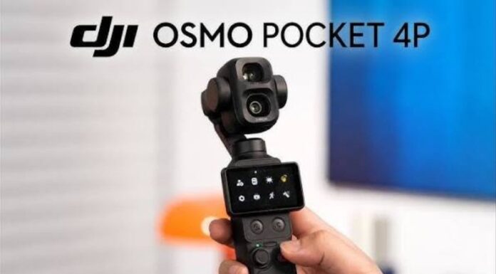 Camera hành động Osmo Pocket 4P của DJI (Ảnh: Internet)