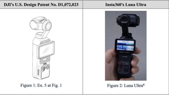 Đơn kiện của DJI chống lại mẫu camera Insta360 Luna Ultra (Ảnh: Internet) Đơn kiện của DJI chống lại mẫu camera Insta360 Luna Ultra (Ảnh: Internet)