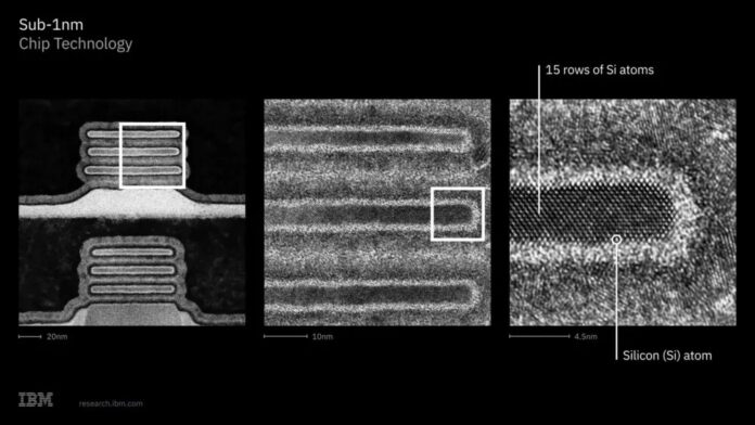 Công nghệ nano 1nm của IBM (Ảnh: Internet)