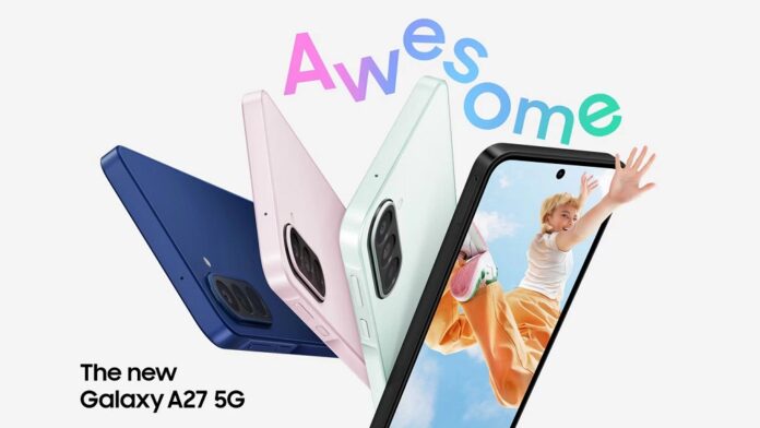 Điện thoại Galaxy A27 của Samsung (Ảnh: Internet)