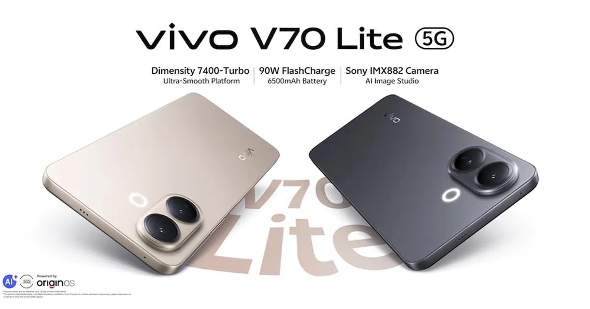 Điện thoại Vivo V70 Lite (Ảnh: Internet)
