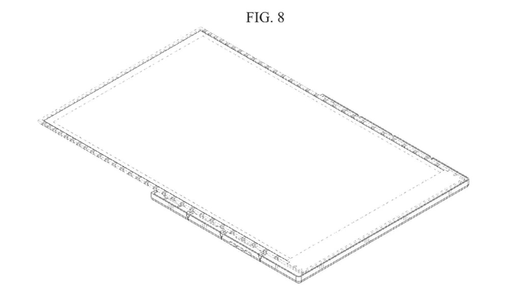 Điện thoại gập cuộn hình viên gạch mới của Samsung (Ảnh: Internet)