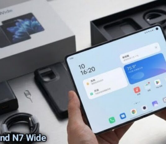 Hình ảnh dự đoán điện thoại màn hình gập OPPO Find N7 Wide (Ảnh: Internet)