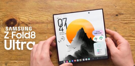 Hình ảnh dự đoán điện thoại màn hình gập Galaxy Z Fold 8 Ultra (Ảnh: Internet)