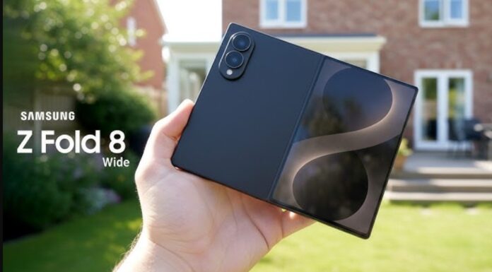 Hình ảnh dự đoán điện thoại màn hình gập Galaxy Z Fold 8 phiên bản rộng của Samsung (Ảnh: Internet)