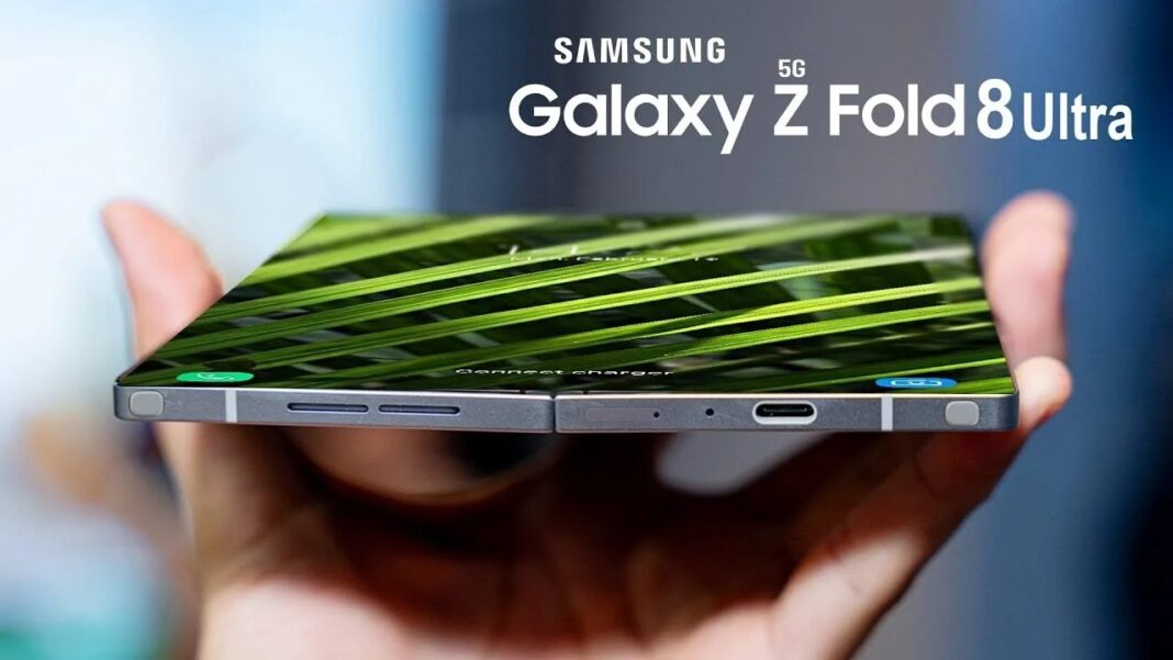 Hình ảnh dự đoán điện thoại màn hình gập Galaxy Z Fold 8 Ultra (Ảnh: Internet)