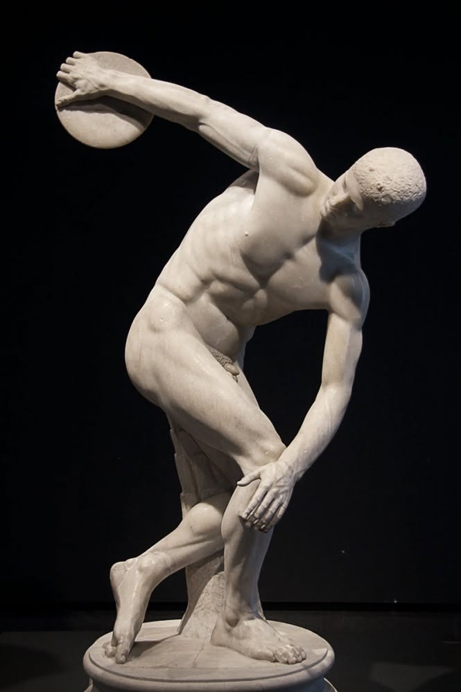 Tượng Lực sĩ ném đĩa (Discobolus). Nguồn: Internet