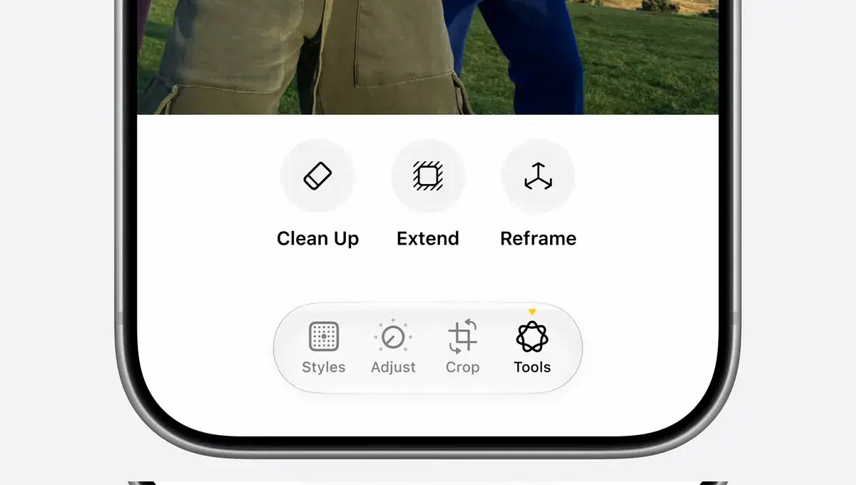 Tính năng Mở rộng và Thay đổi khung hình ảnh trong iOS 27 (Ảnh: Internet)