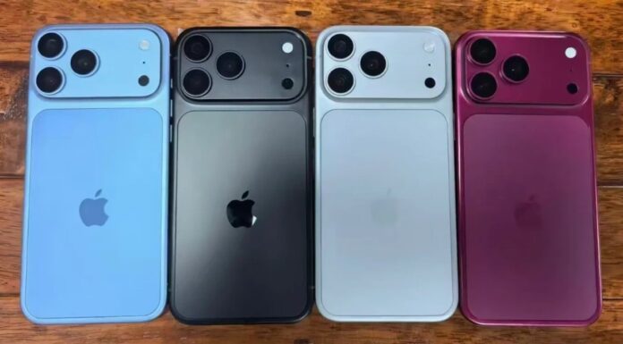 Mô hình iPhone 18 Pro cho thấy màu sắc mới (Ảnh: Internet)