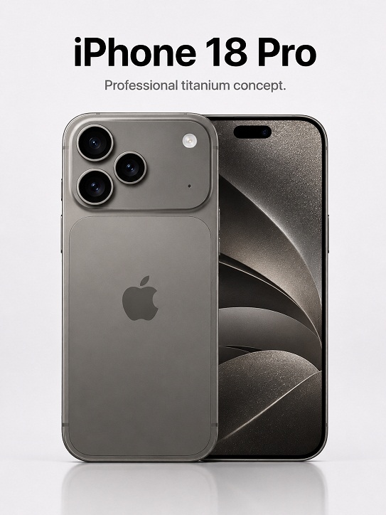 Hình ảnh dự đoán iPhone 18 Pro của Apple (Ảnh: Internet)