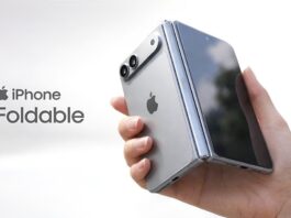 Hình ảnh dự đoán iPhone màn hình gập của Apple (Ảnh: Internet)