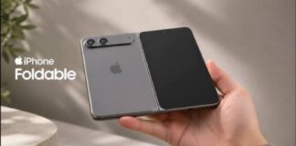 Hình ảnh dự đoán iPhone màn hình gập của Apple (Ảnh: Internet)