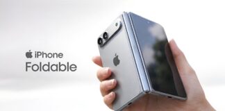 Hình ảnh dự đoán iPhone màn hình gập của Apple (Ảnh: Internet)