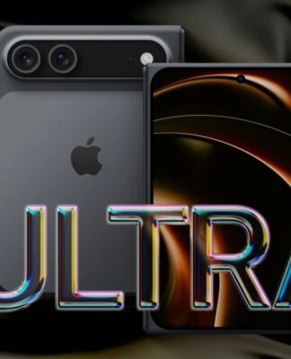 Hình ảnh dự đoán iPhone Ultra màn hình gập của Apple (Ảnh: Internet)