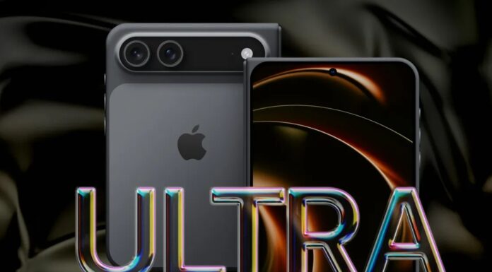 Hình ảnh dự đoán iPhone Ultra màn hình gập của Apple (Ảnh: Internet)