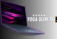 Laptop Lenovo Yoga 7x Slim (Ảnh: Internet)