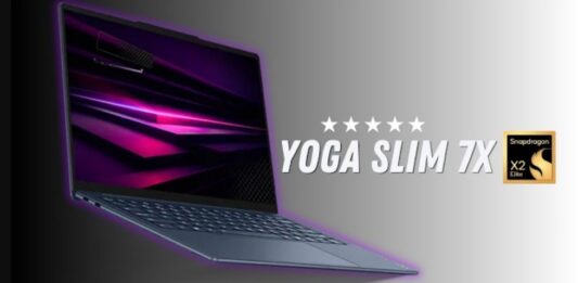 Laptop Lenovo Yoga 7x Slim (Ảnh: Internet)