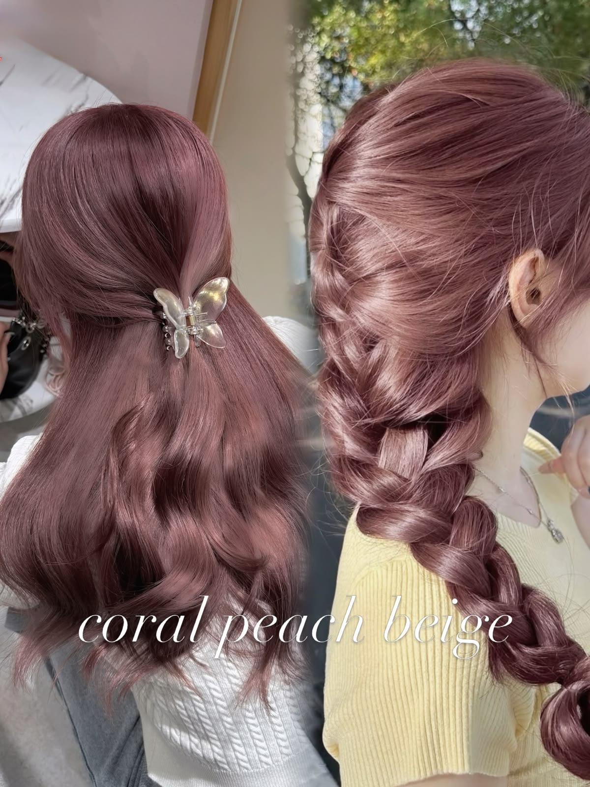 Coral Peach Beige