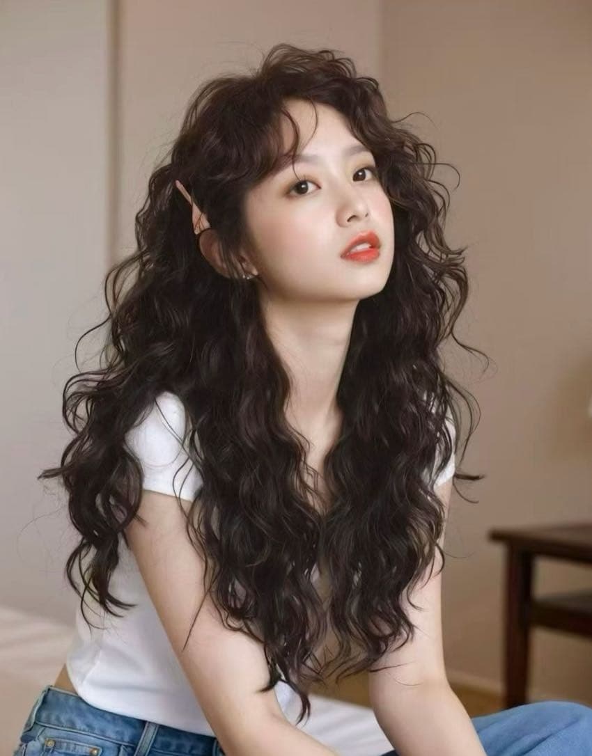 Tóc gợn sóng bồng bềnh