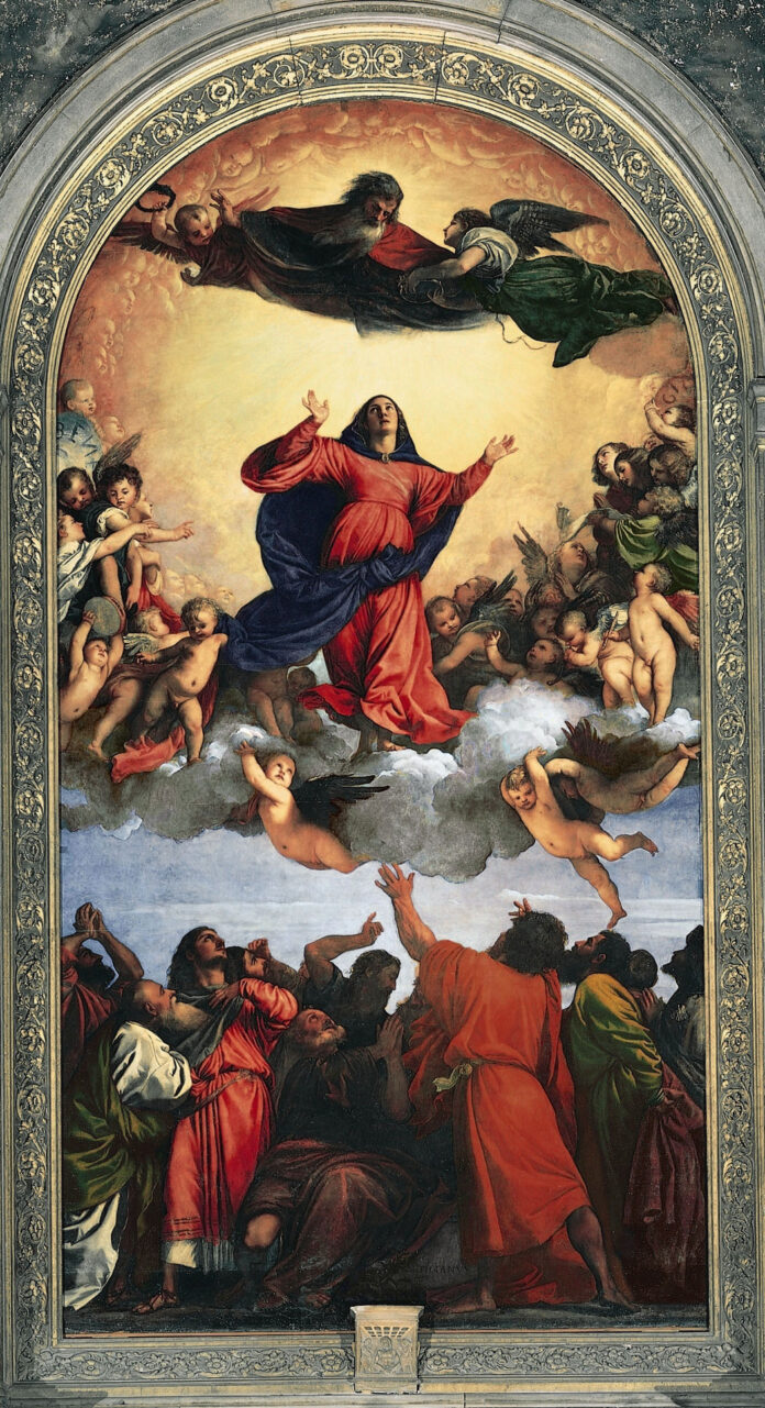 Tác phẩm “Assumption of the Virgin”. Nguồn: Internet