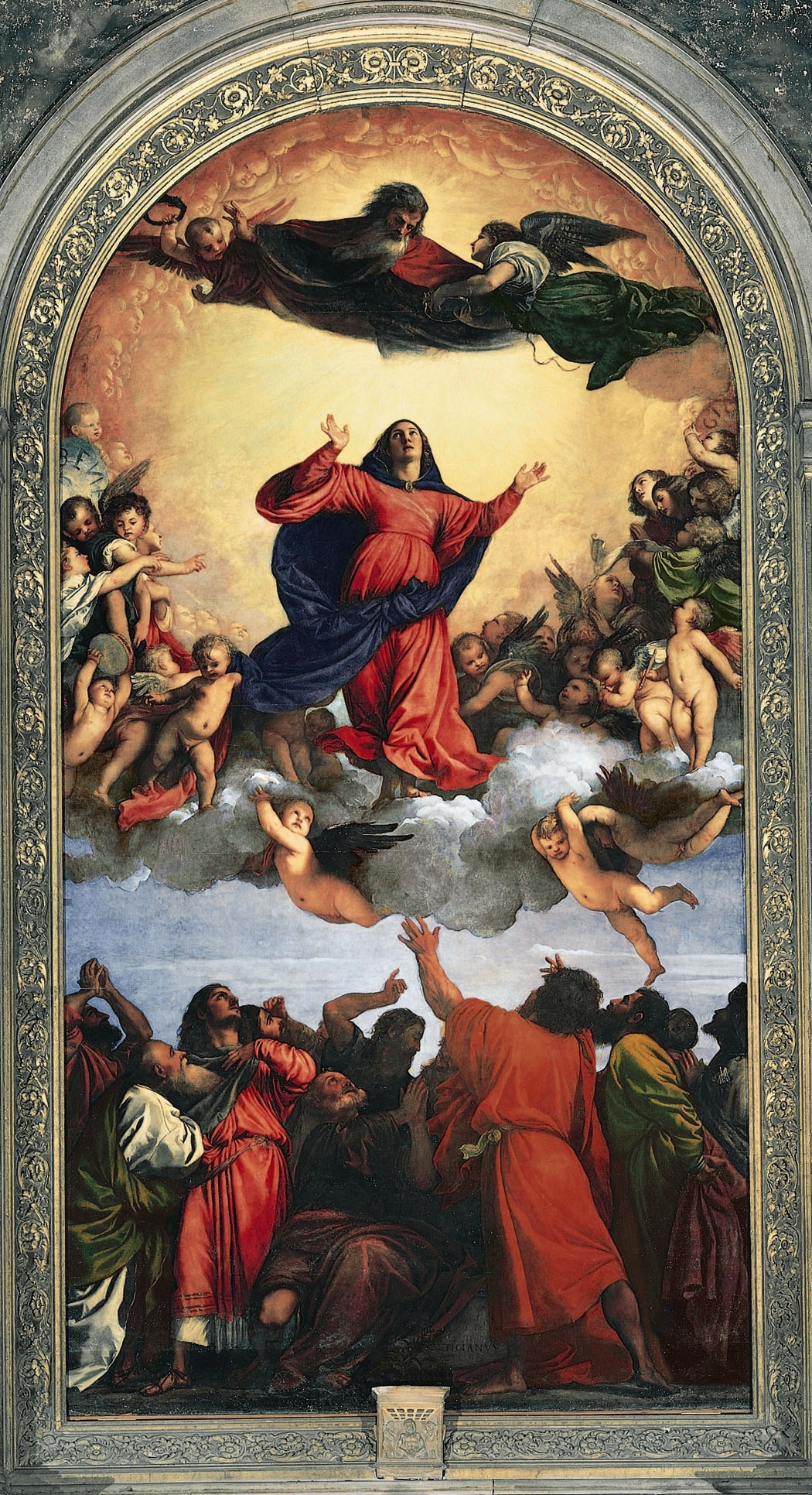 Tác phẩm “Assumption of the Virgin”. Nguồn: Internet