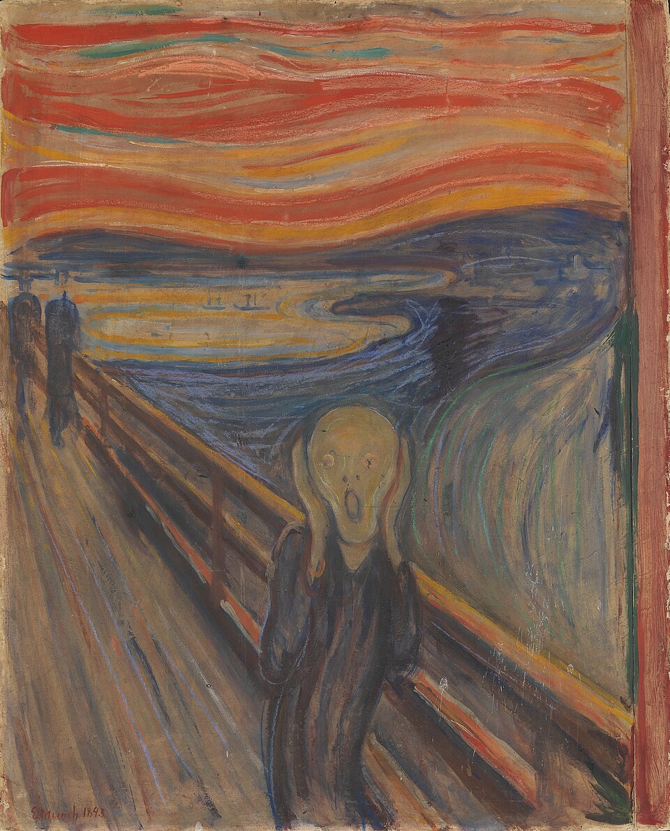 Tác phẩm Scream. Nguồn: Internet