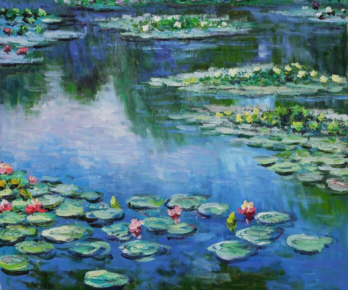 Tác phẩm Water Lilies. Nguồn: Internet Tác phẩm Water Lilies. Nguồn: Internet