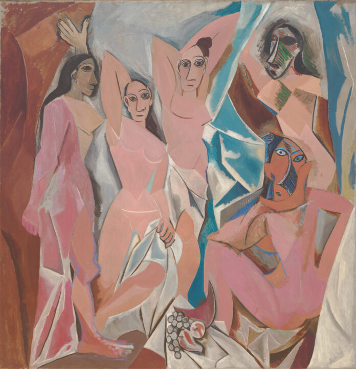 Tác phẩm “Les Demoiselles d’Avignon”. Nguồn: Internet