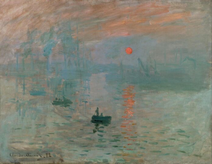 Tác phẩm Impression, soleil levant. Nguồn: Internet Tác phẩm Impression, soleil levant. Nguồn: Internet