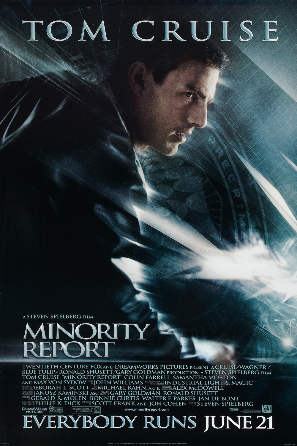 Phim Minority Report. Nguồn: Internet