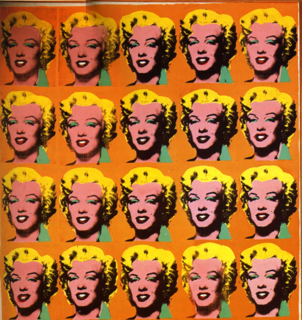 Tác phẩm Marilyn Diptych. Nguồn: Internet