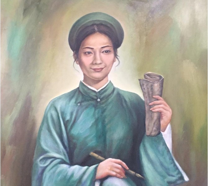 Nữ thi sĩ Hồ Xuân Hương. Nguồn: Internet