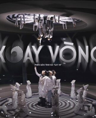 Từ bản demo ít được kỳ vọng đến sân khấu bùng nổ Livestage 1, bài hát “Xoay Vòng” team HURRYKNG chứng minh sức mạnh của sự sáng tạo Sân khấu tiết mục Xoay Vòng. Nguồn: internet