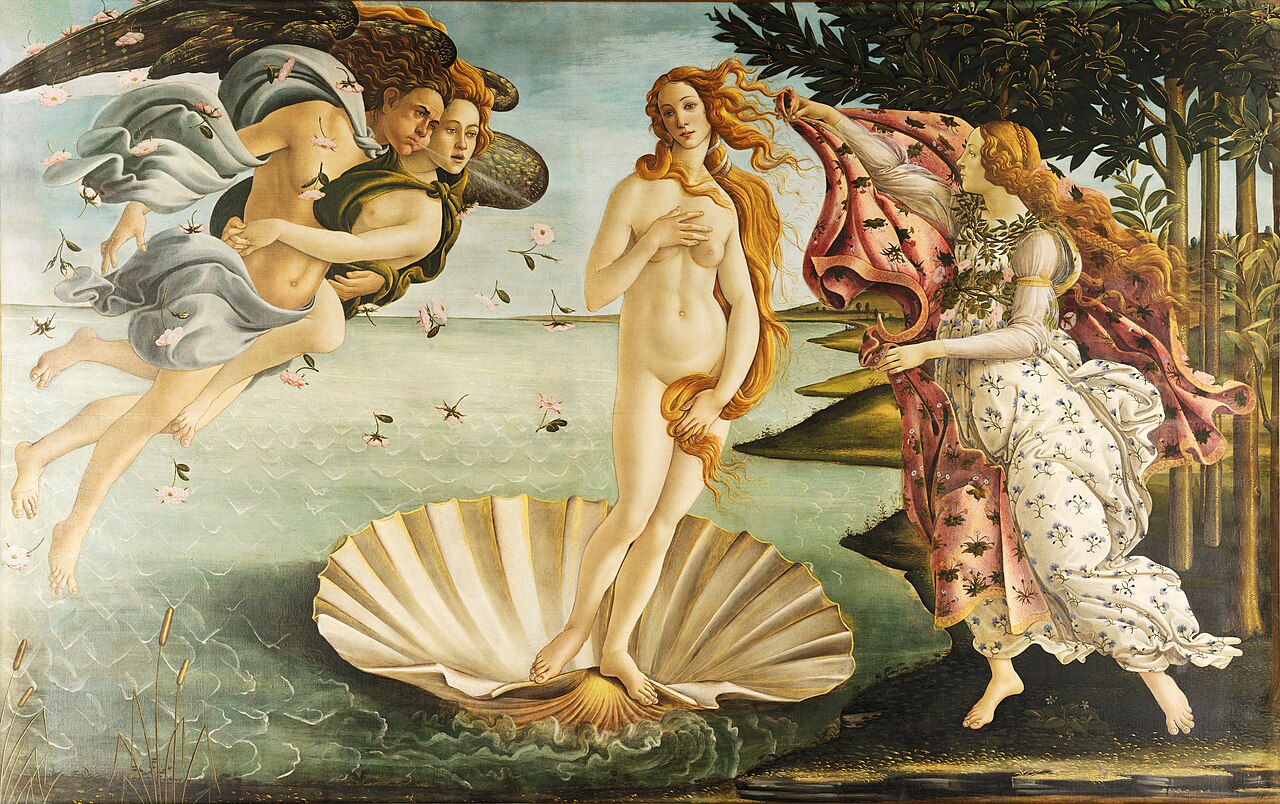 Tác phẩm The Birth of Venus. Nguồn: Internet