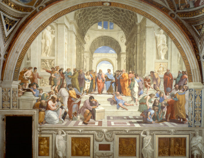 Tác phẩm “The School of Athens”. Nguồn: Internet