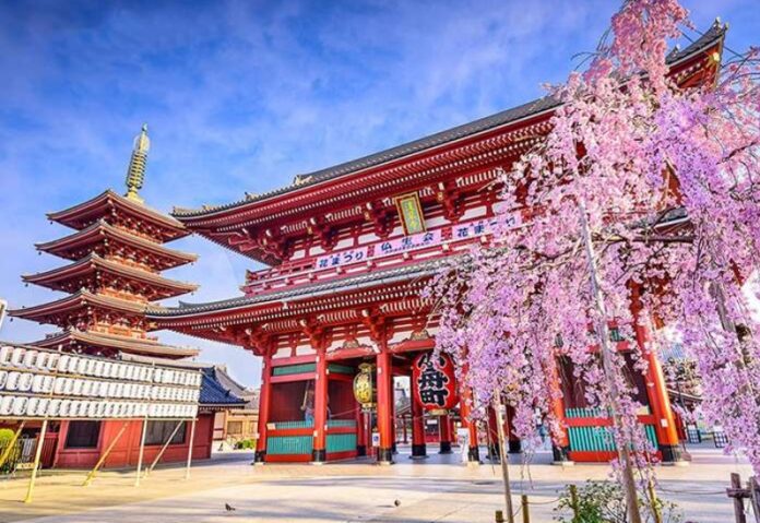 Đền Senso-ji. Nguồn: Internet Đền Senso-ji. Nguồn: Internet