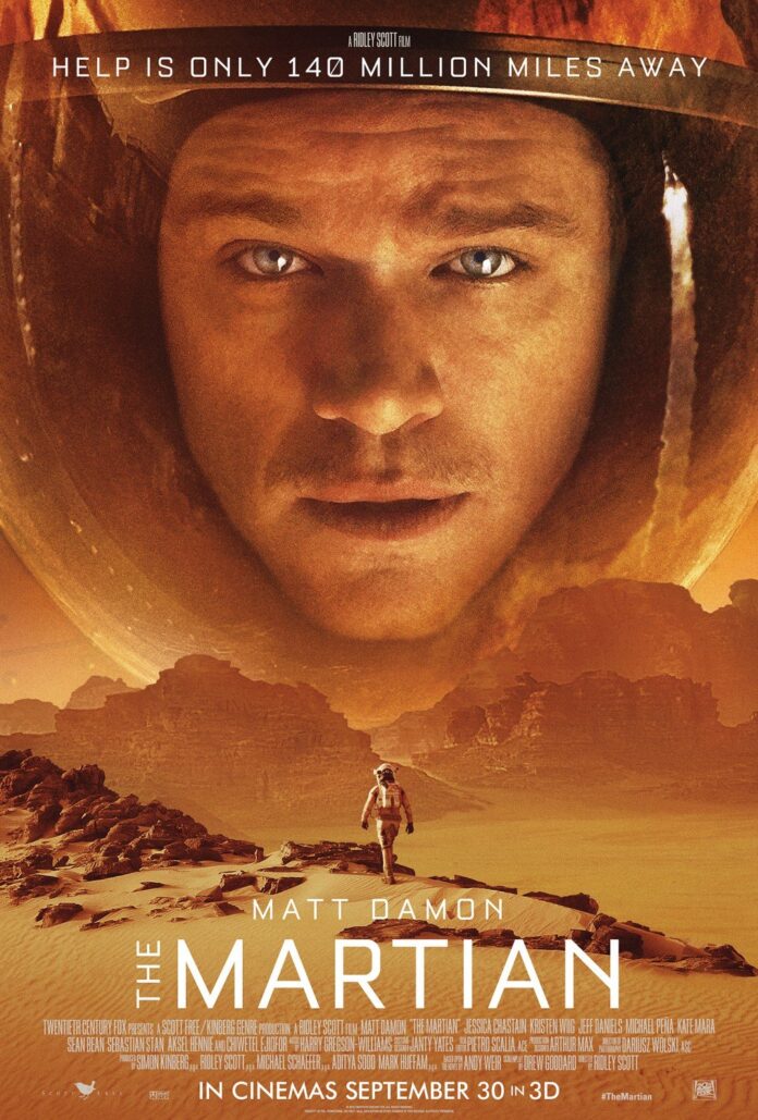 Phim The Martian. Nguồn: Internet Phim The Martian. Nguồn: Internet