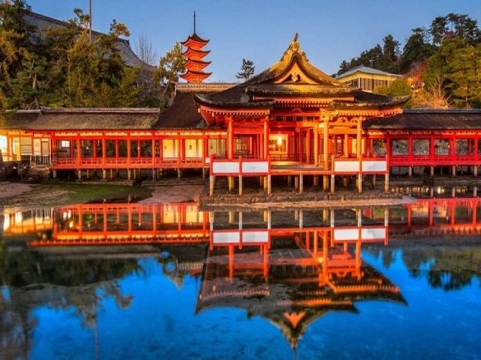 Đền Itsukushima. Nguồn: Internet Đền Itsukushima. Nguồn: Internet