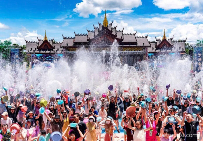 Lễ hội Té Nước Songkran (Thái Lan). Nguồn: Internet