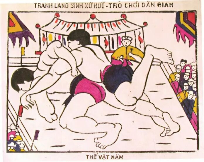 Tranh làng Sình. Nguồn: Internet