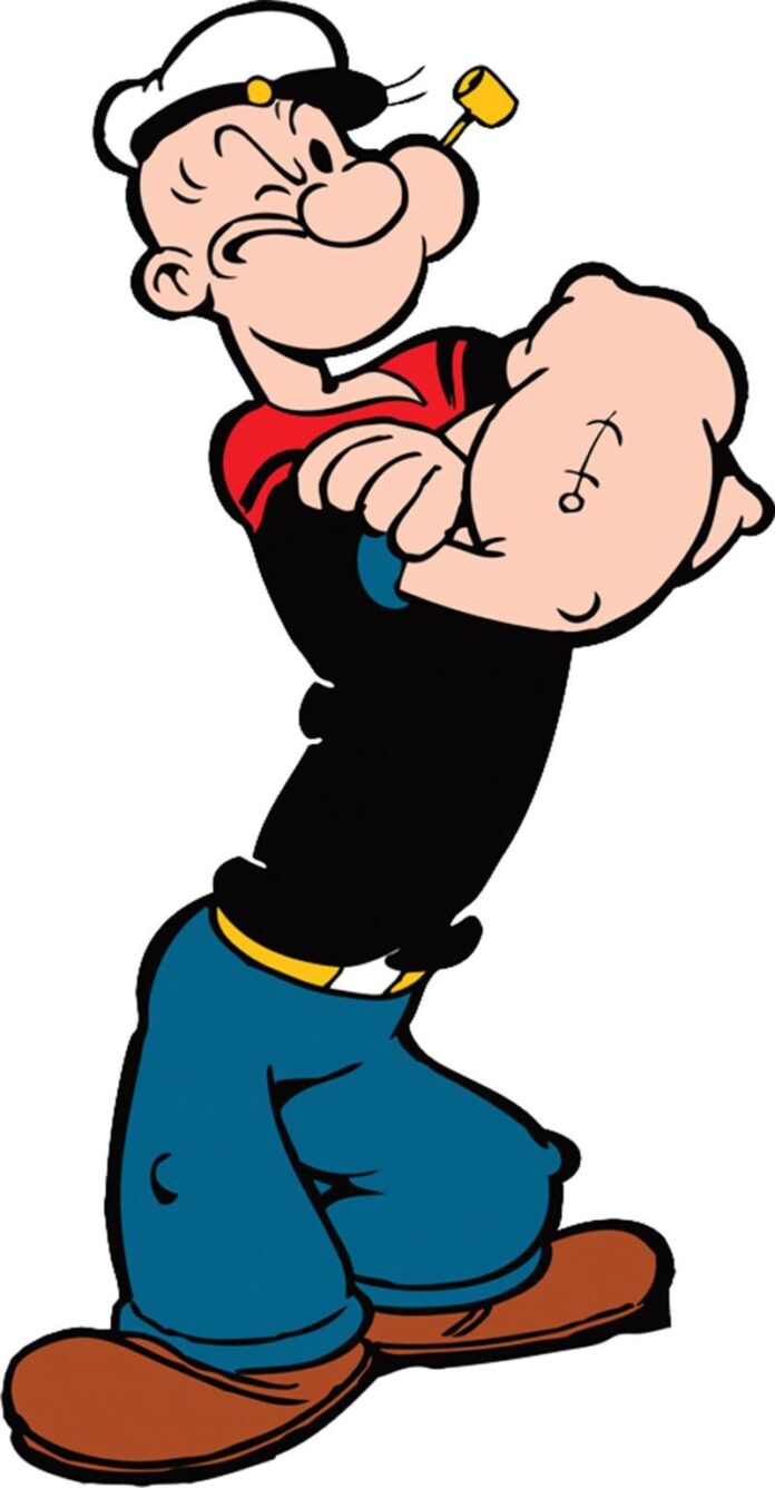 Nhân vật Thủy thủ Popeye. Nguồn: Internet