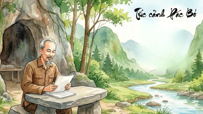 Bài thơ Tức cảnh Pác Bó. Nguồn: Internet