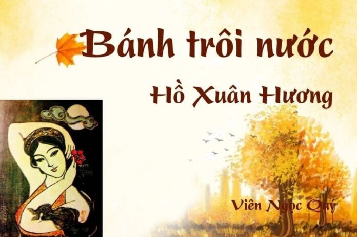Bài thơ Bánh trôi nước. Nguồn: Internet