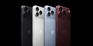 iPhone 18 Pro có bốn màu Đen, Bạc, Băng Thanh và Đỏ Burgundy (Ảnh: Apple)