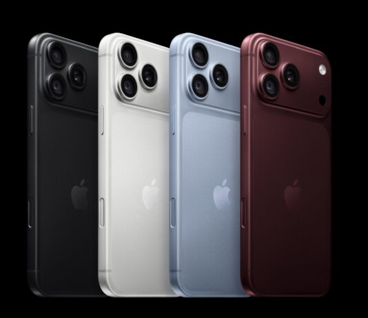 iPhone 18 Pro có bốn màu Đen, Bạc, Băng Thanh và Đỏ Burgundy (Ảnh: Apple)